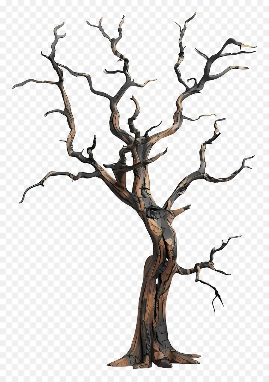 árbol Muerto，árbol Retorcido PNG