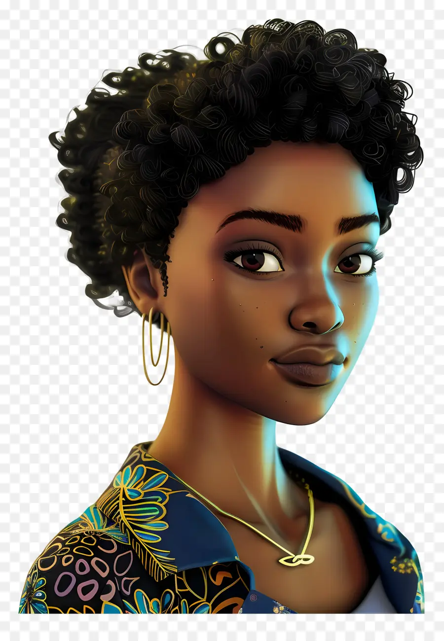 Mujer Africana，Mujer Con Diadema PNG