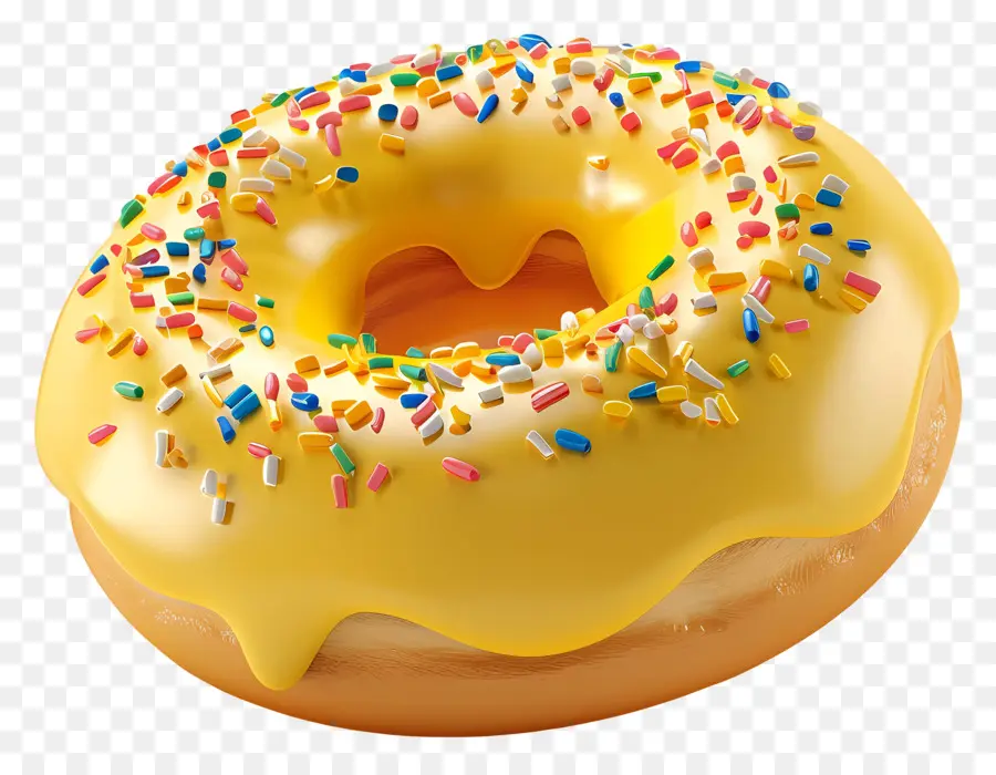 Donut Amarillo，Donut Azul PNG