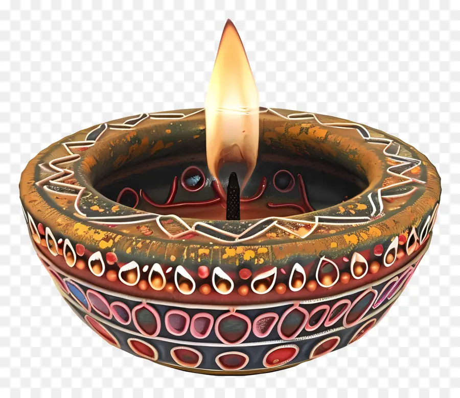 Diwali Diya，Lámpara Decorativa PNG