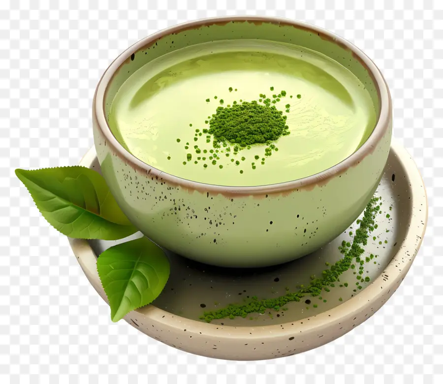 Té Matcha，Té Verde PNG