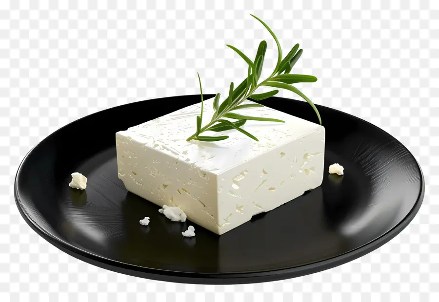 Queso Feta，Hierba PNG