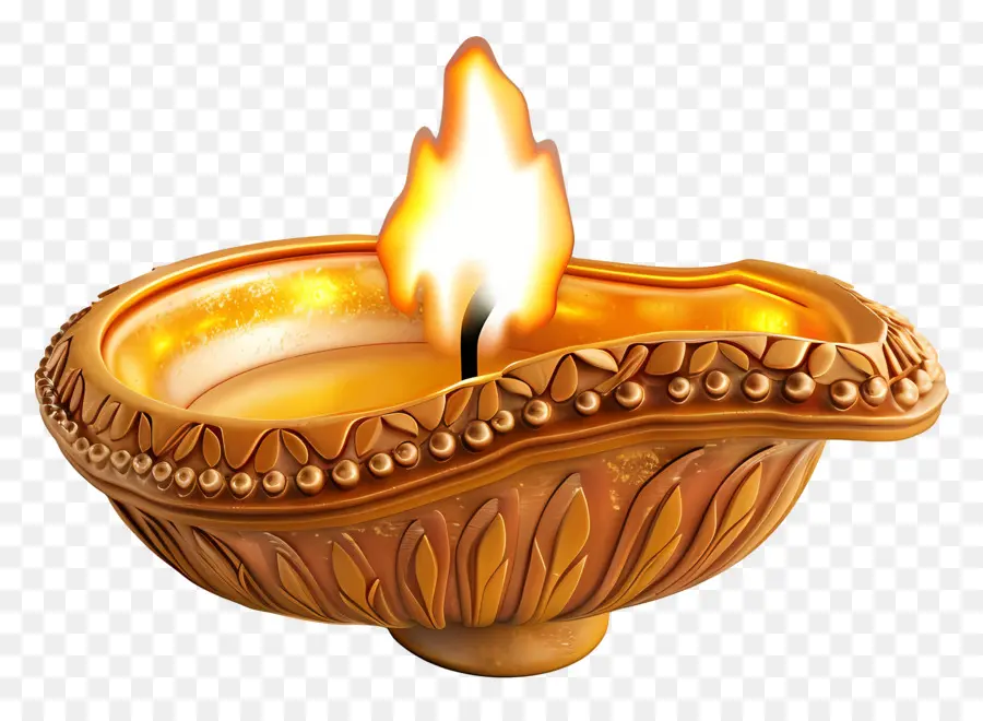 Diwali Diya，Lámpara Decorativa PNG