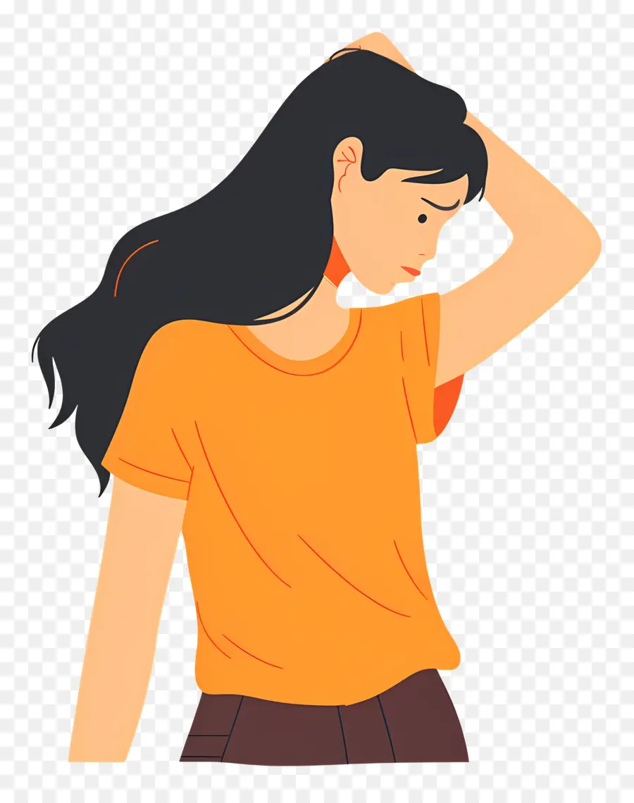 Chica En Problemas，Mujer PNG