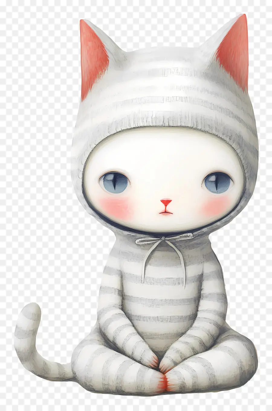 Chica Gato，Lindo Muñeco Gato PNG