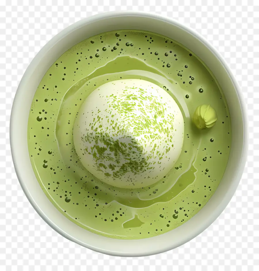 Té Matcha，Sopa Verde PNG