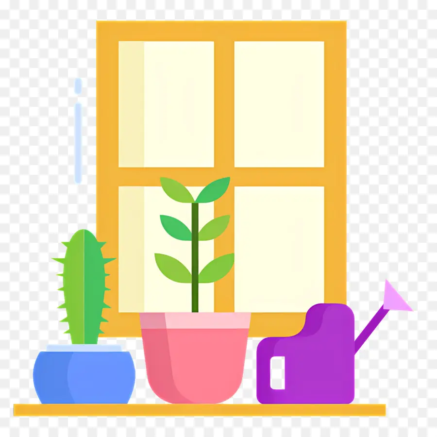 Planta De Ventana，Plantas En Macetas PNG