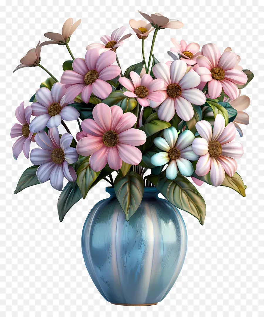 Flores En Florero，Florero PNG