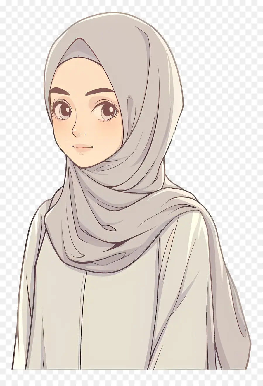 Linda Chica Hijab，Chica En Hijab PNG