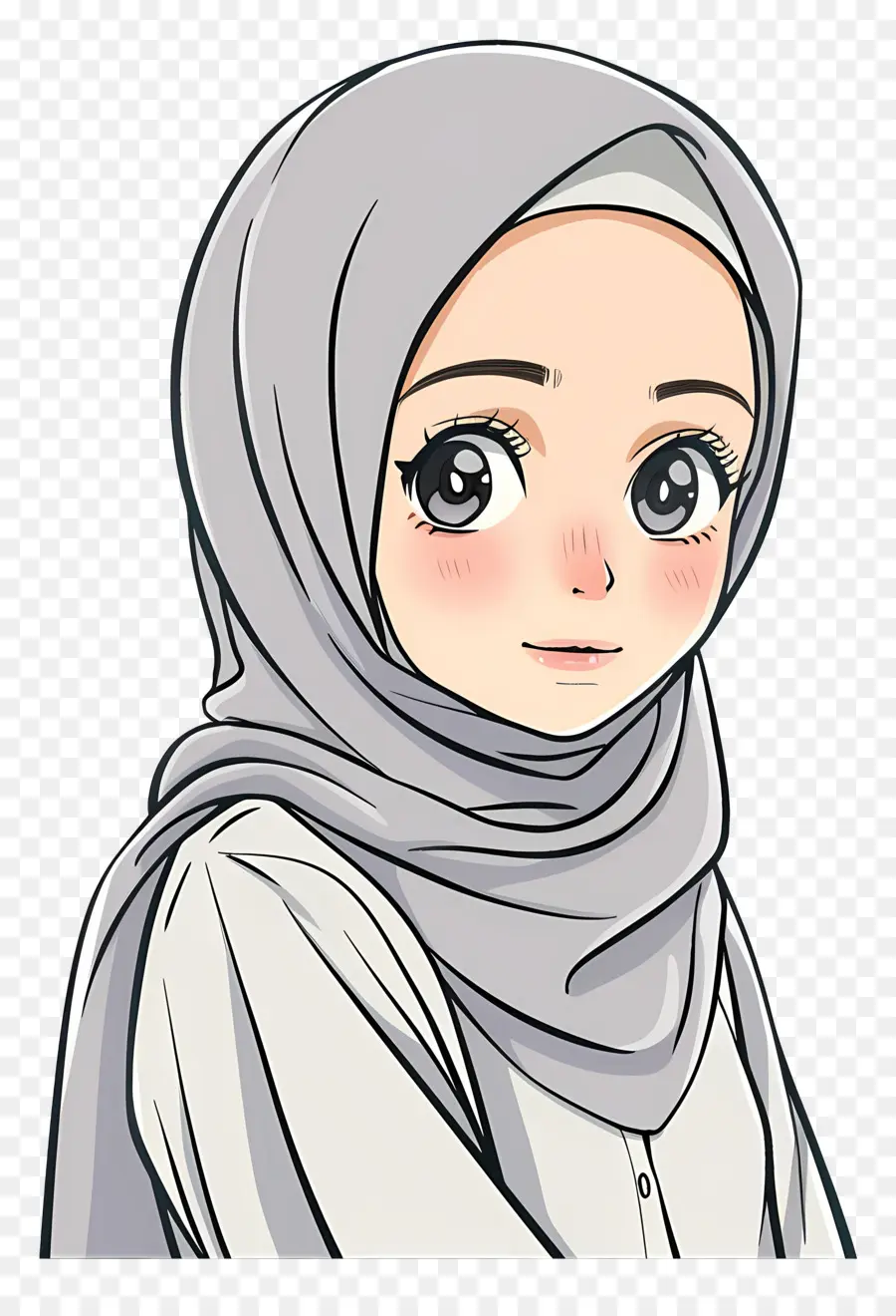 Linda Chica Hijab，Chica En Hijab PNG