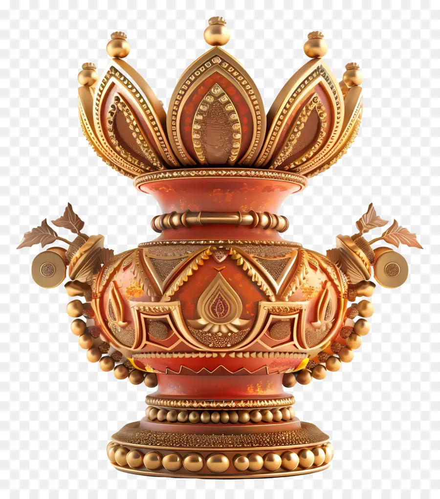 Puya Kalash，Maceta Decorativa PNG