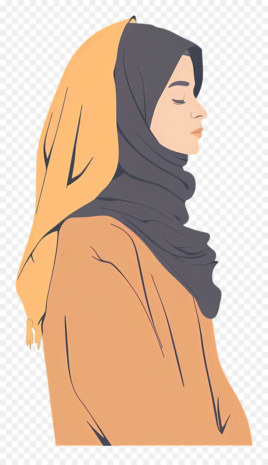 Linda Chica Hijab，Mujer En Hijab PNG