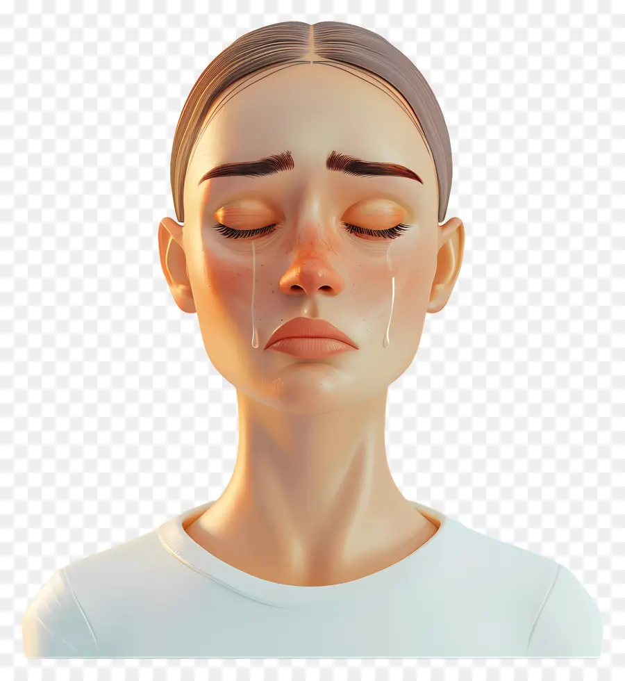 Mujer Llorando，Niña Llorando PNG