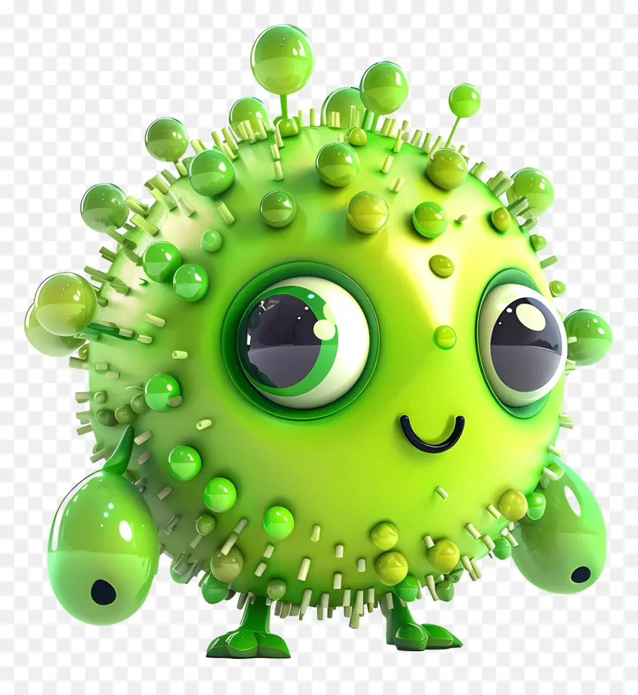 Figura De Dibujos Animados，Virus PNG