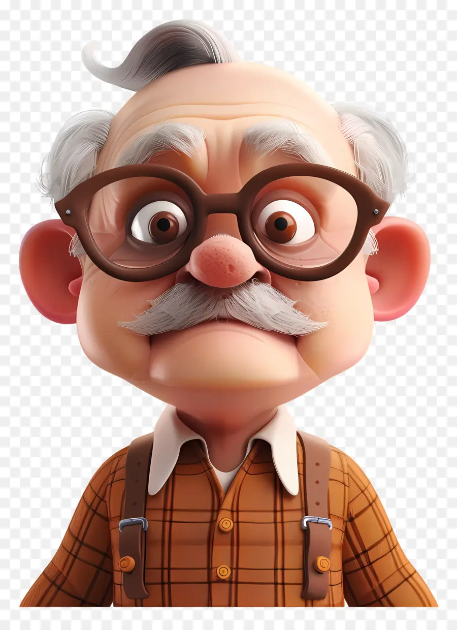 Abuelo，Anciano De Dibujos Animados PNG