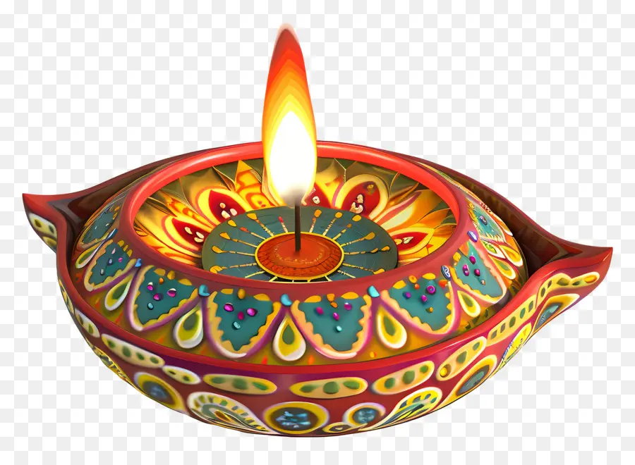 Diwali Diya，Lámpara Diya PNG