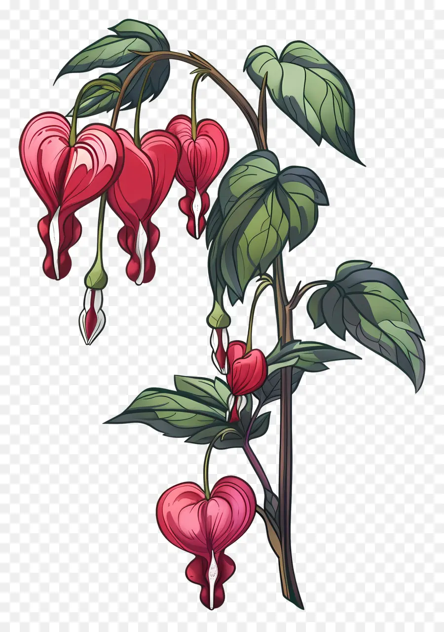 Flores Del Corazón Sangrante，Planta Del Corazón Sangrante PNG