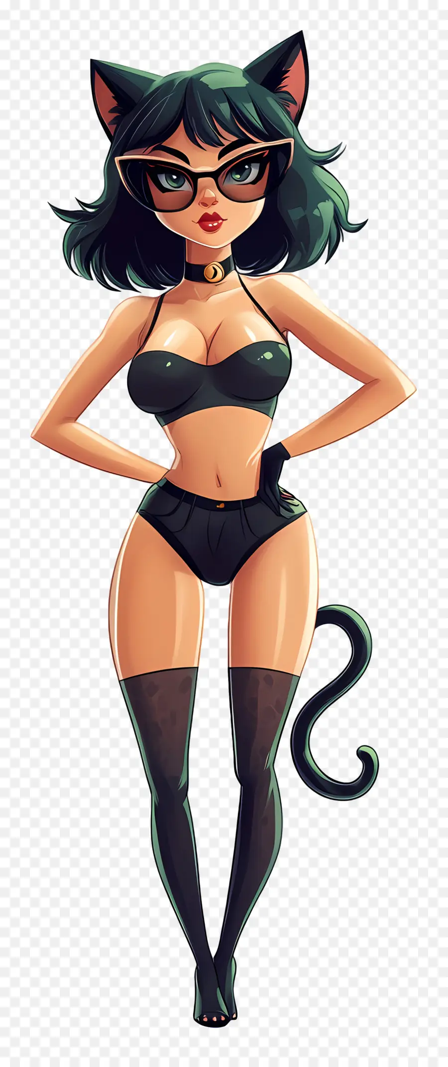 Chica Gato，Catwoman PNG