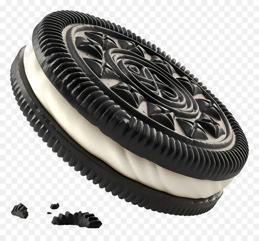 Galleta Oreo，Galleta Blanca Y Negra PNG