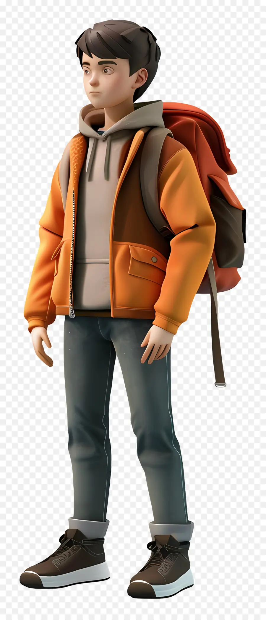 Estudiante De La Escuela，Niño Con Mochila PNG