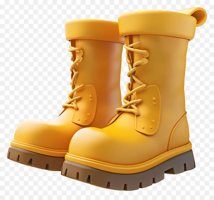 Botas，Botas Amarillas PNG