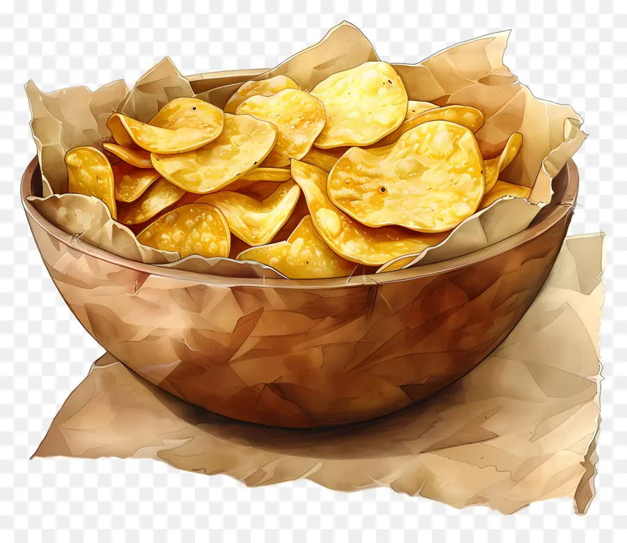 Tazón De Papas Fritas，Papas Fritas PNG