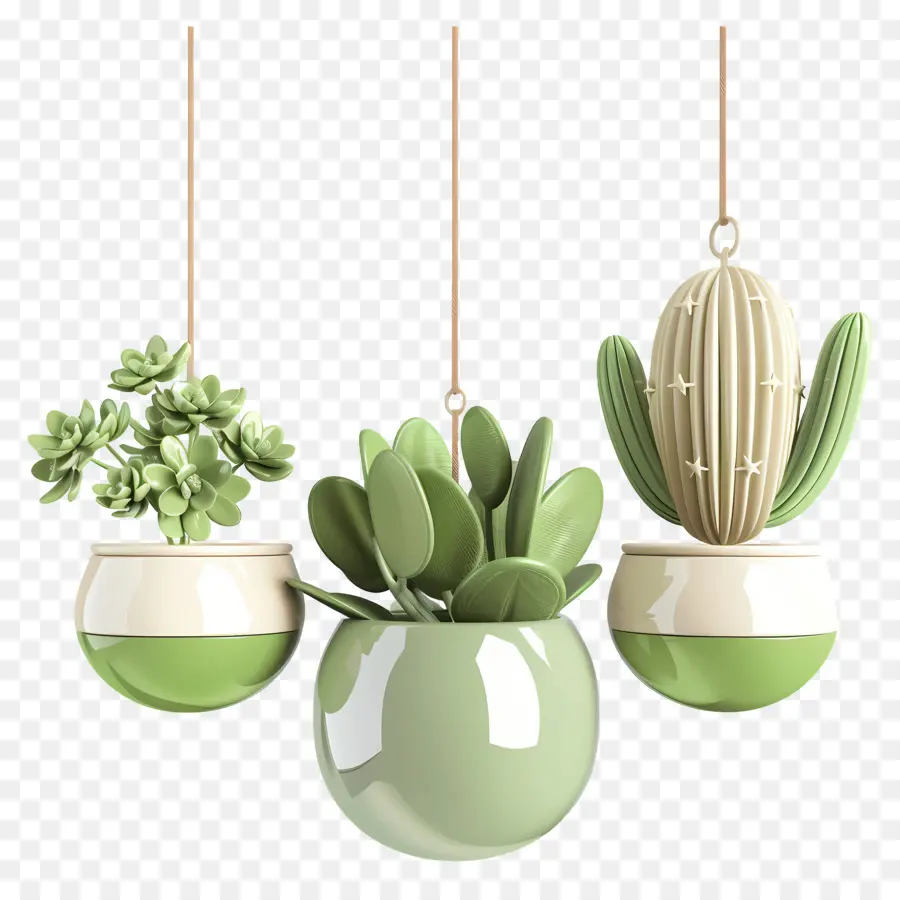 Cactus Colgantes，Plantas Colgantes PNG