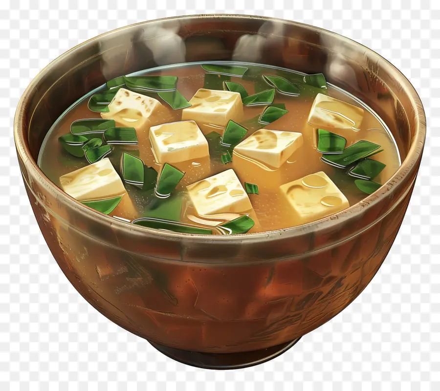 Sopa De Miso，Sopa De Tofu PNG