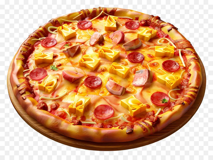 Pizza Hawaiana，Pizza PNG