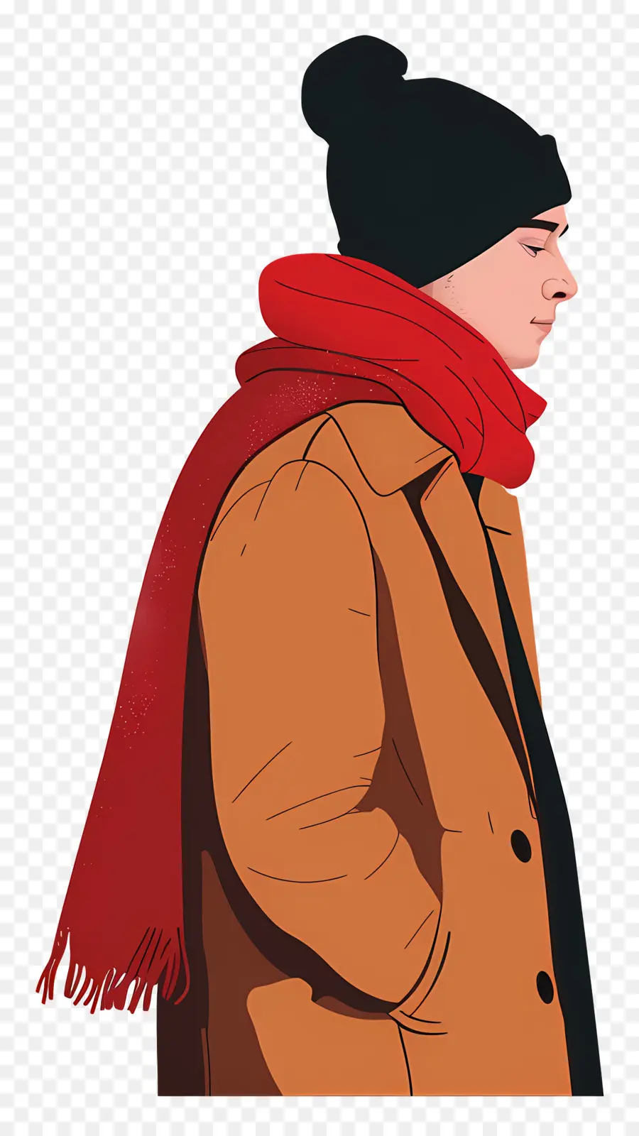 Hombre Invierno，Persona En Ropa De Invierno PNG