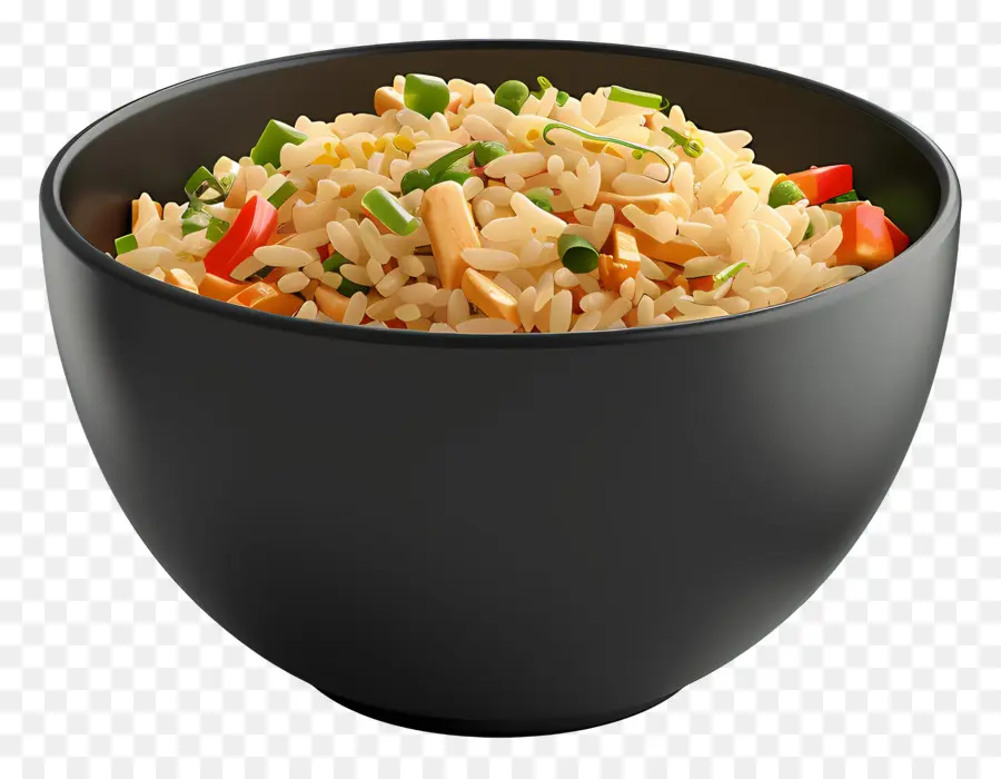 Tazón De Arroz，Arroz Frito PNG