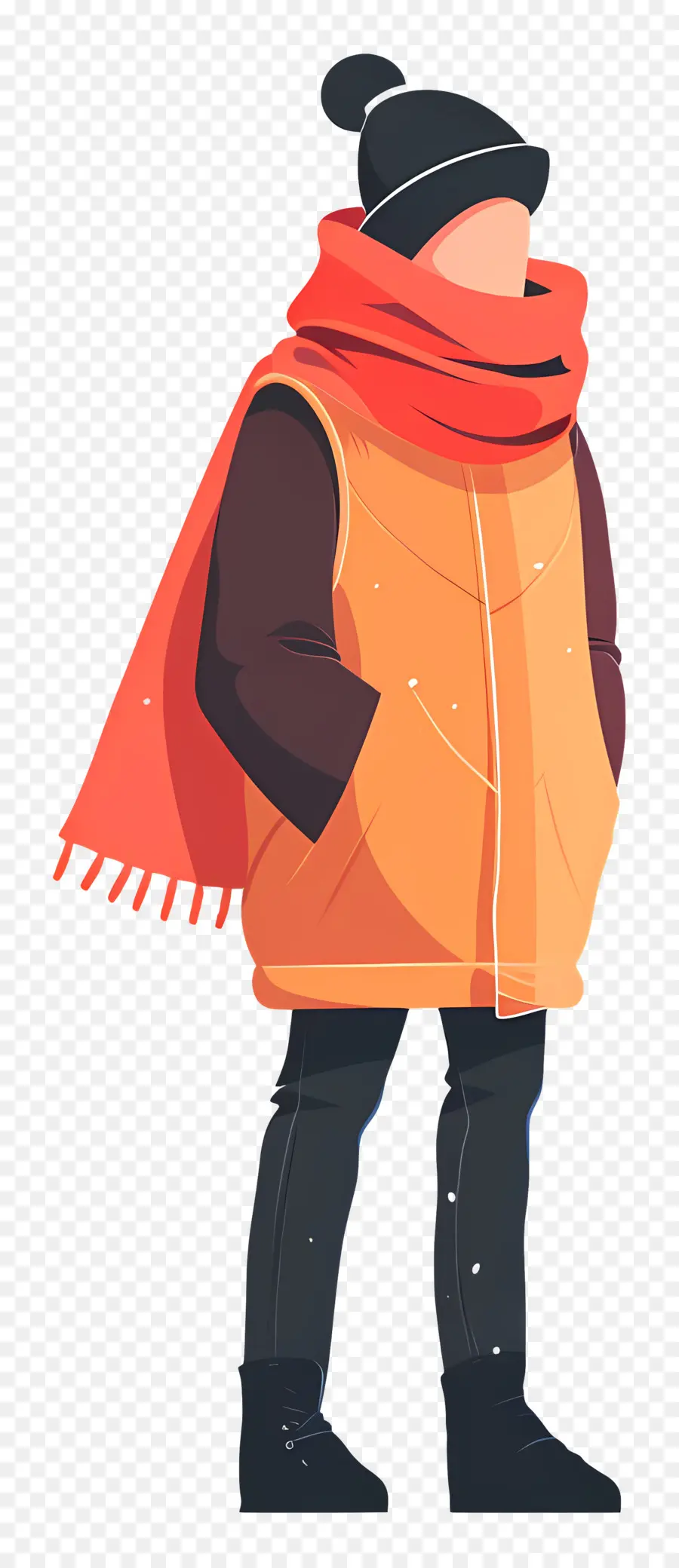 Hombre Invierno，Ropa De Invierno PNG