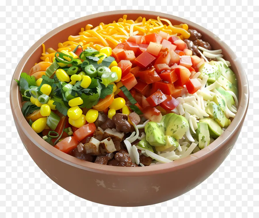 Tazón De Burritos，Ensaladera PNG