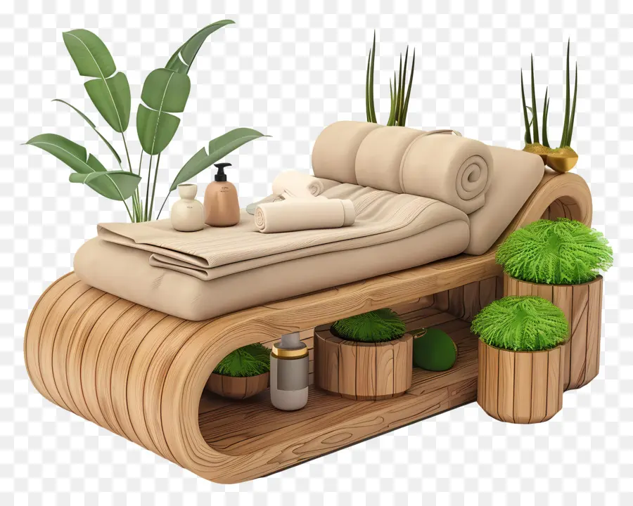 Tratamiento De Spa，Cama De Spa PNG