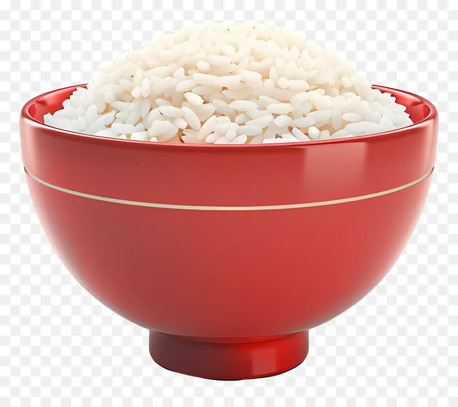 Tazón De Arroz，Tazón Rojo PNG