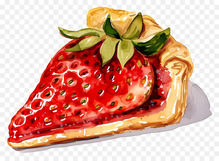 Pastel De Fresa，Postre PNG