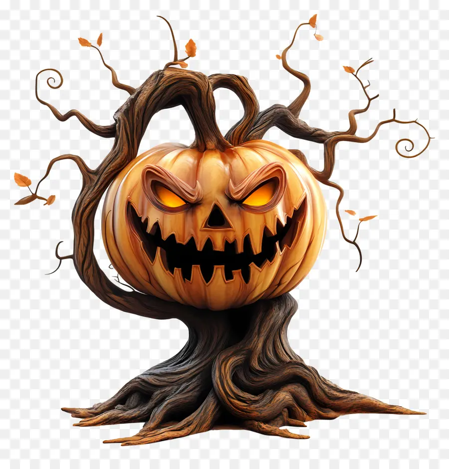 Samhain，árbol De Calabaza PNG