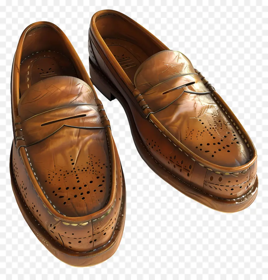 Mocasines，Zapatos De Cuero PNG