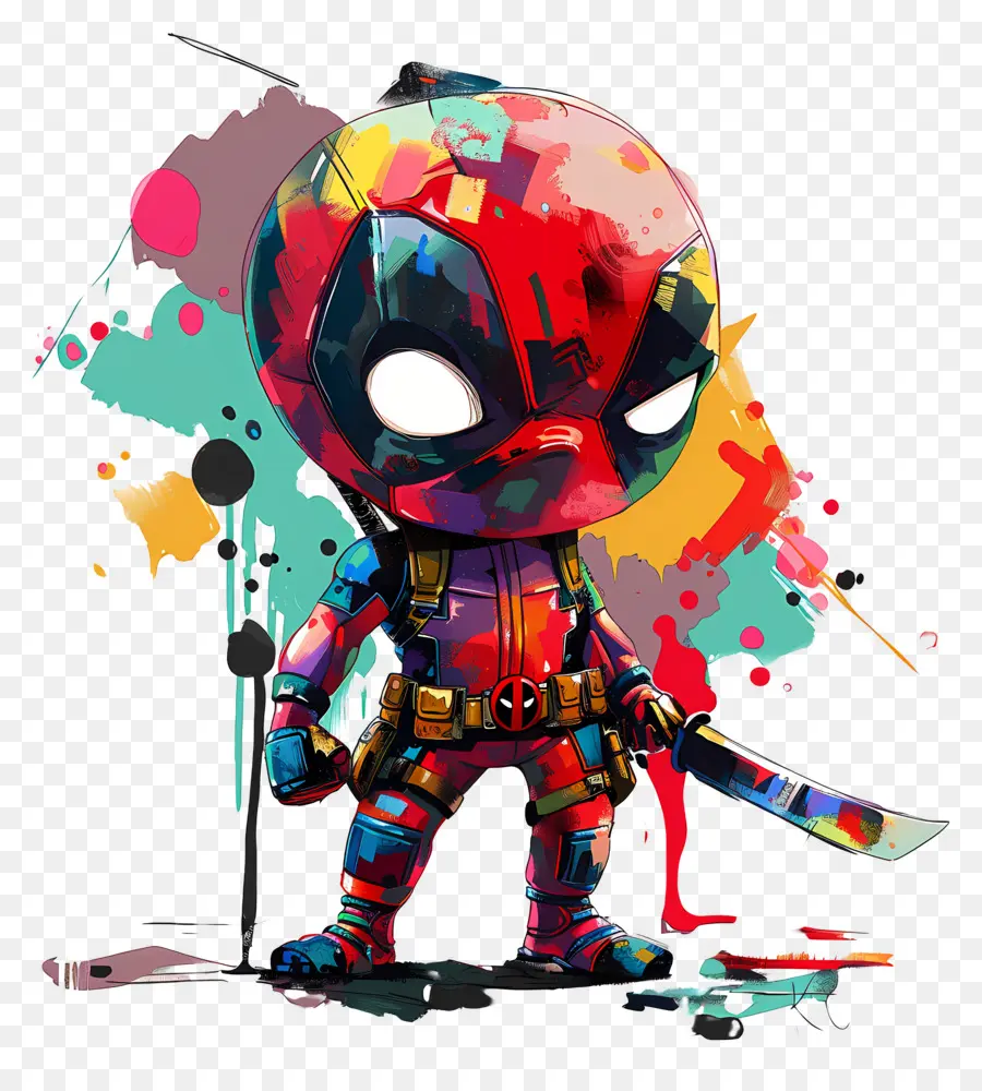 Dead Pool，Carácter Colorido PNG