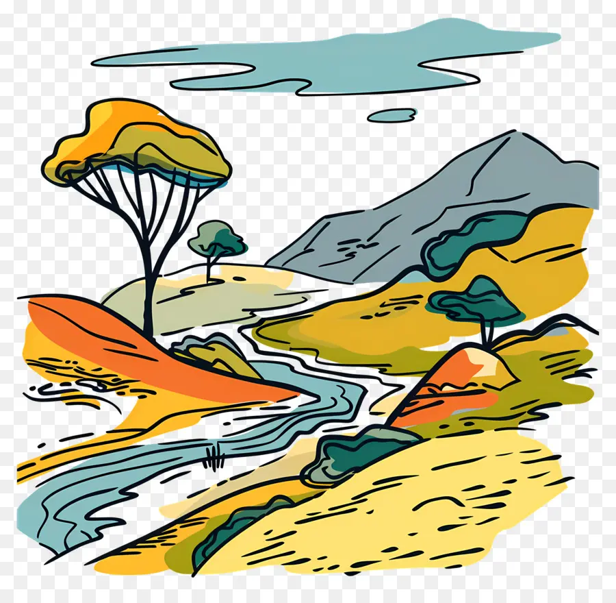 Paisaje De La Naturaleza，Paisaje PNG