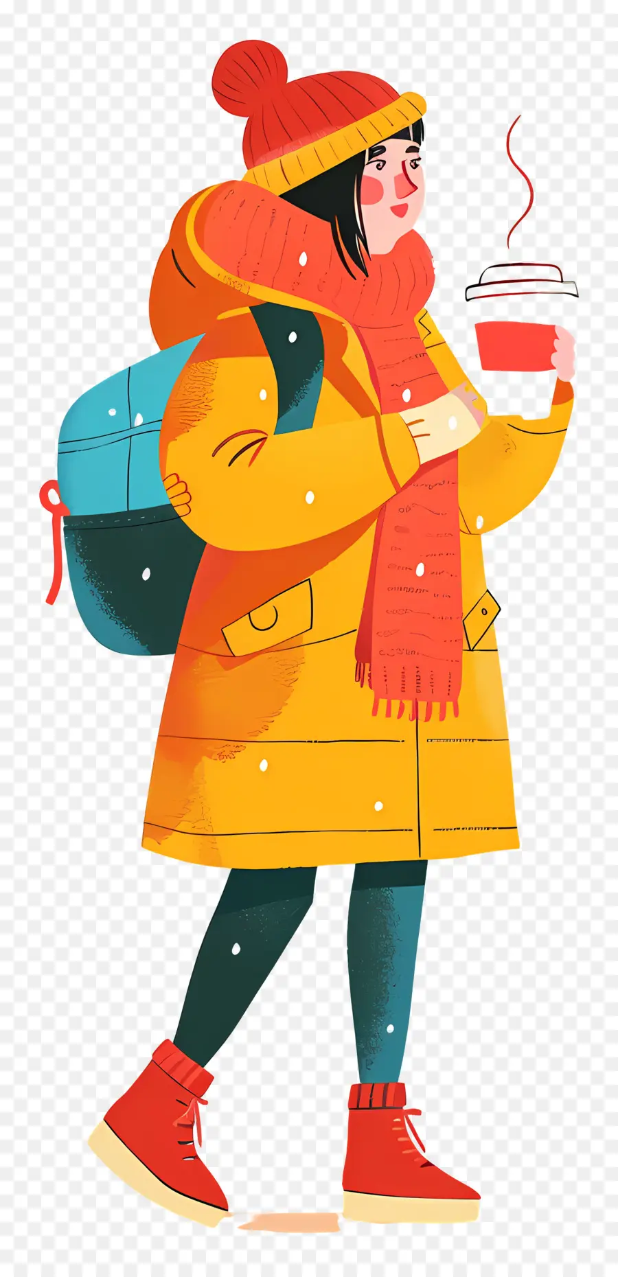 Mujer Congelada，Chica De Invierno PNG