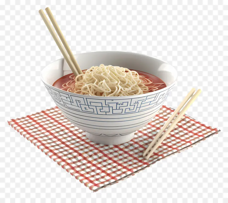 Tazón De Fideos，Palillos PNG