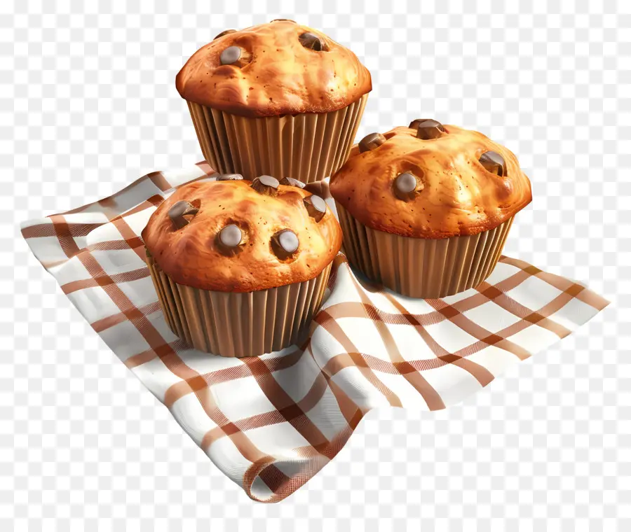 Muffins De Calabaza，Muffins Con Chispas De Chocolate PNG