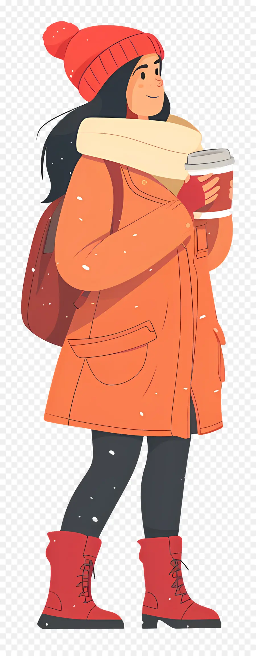 Mujer Congelada，Chica De Invierno PNG