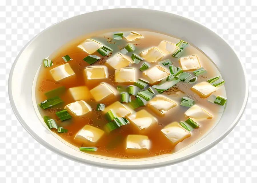 Sopa De Miso，Sopa De Tofu PNG