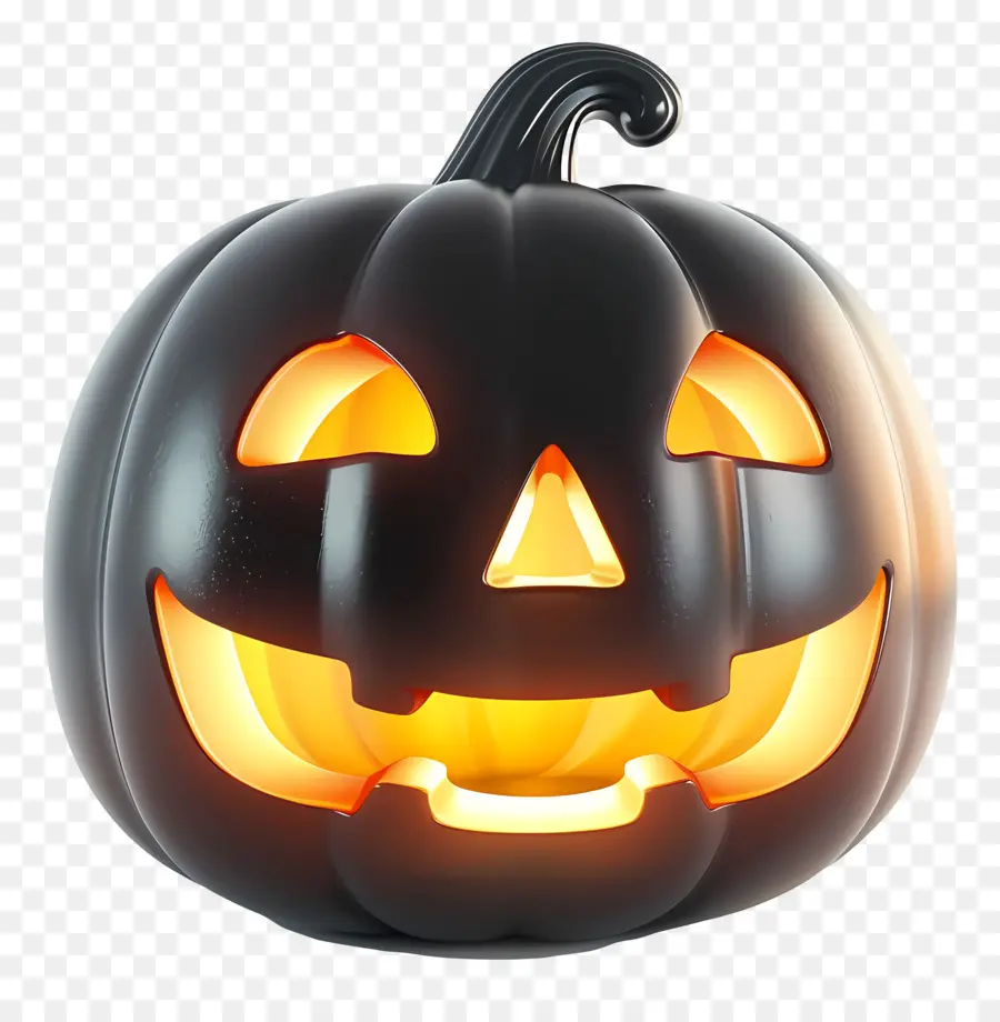 Calabaza De Halloween Brillante，Jack O' Lantern PNG