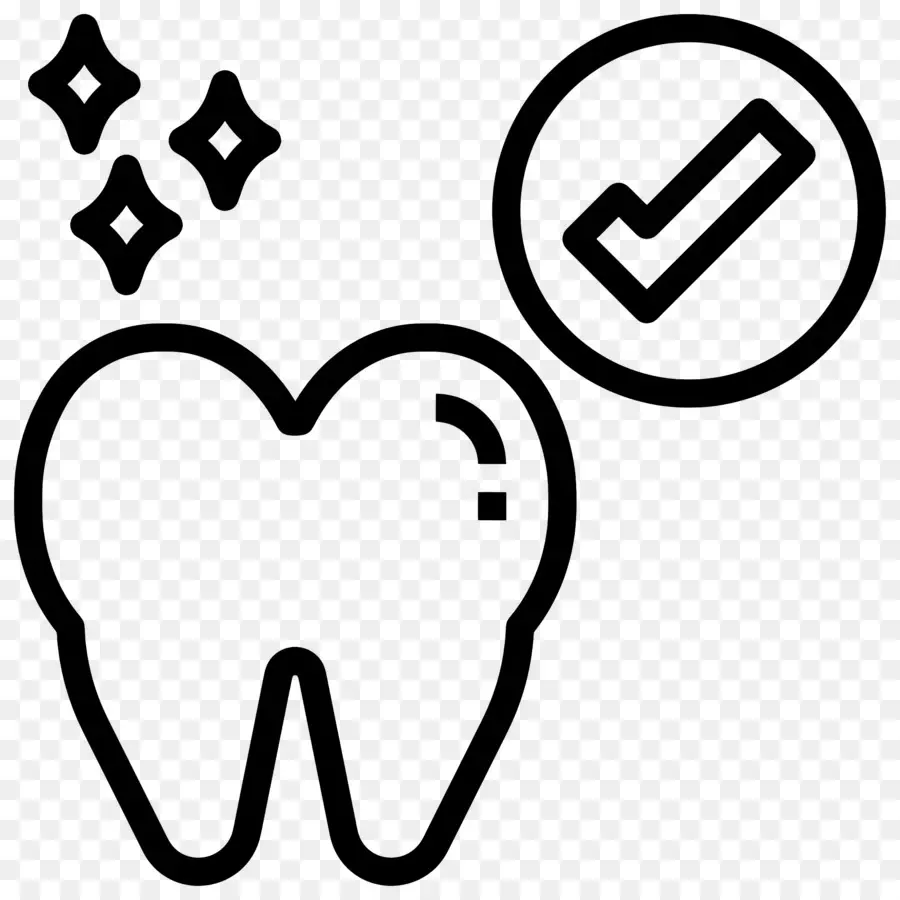 Revisión Dental，Diente Limpio PNG