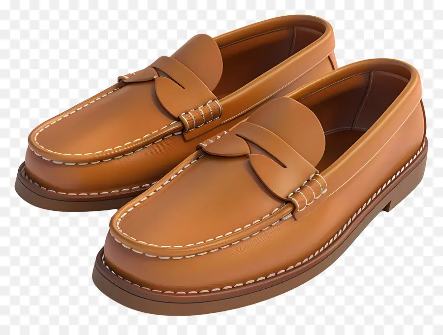 Mocasines，Zapatos Marrones PNG