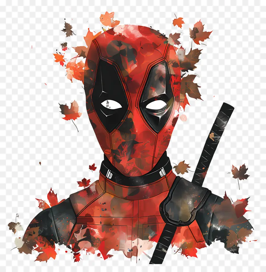 Dead Pool，Personaje Enmascarado Rojo PNG