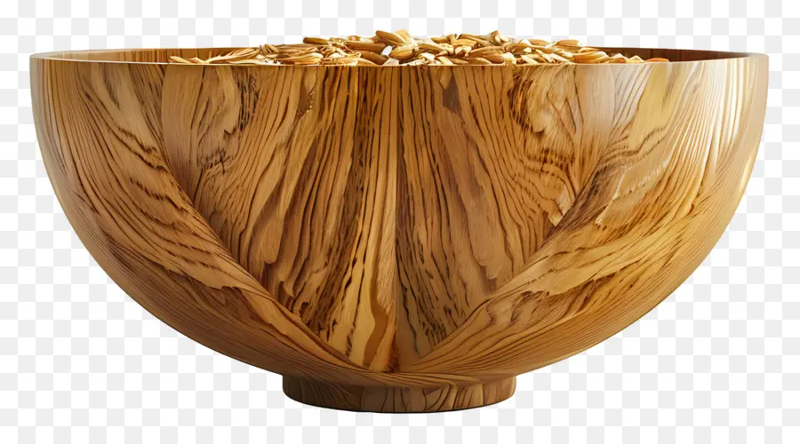 Tazón De Grano，Cuenco De Madera PNG